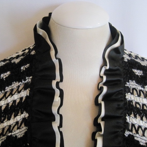 Vintage Lillie Rubin Crochet Open Cardigan - Picture 4 of 7